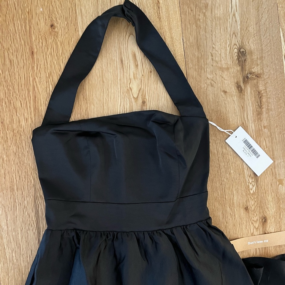 Reformation Edessa black formal gown dress NWT size 0 - Picture 7 of 7
